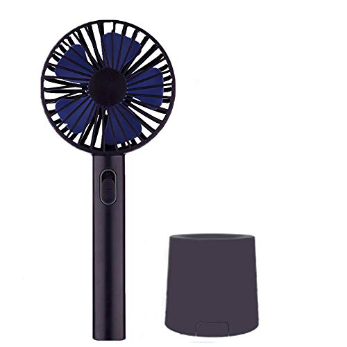 GLEADING Mini ventilatore portatile palmare, piccolo e leggero, potente, con ricarica USB o a batteria, ventilatore personale per viaggi, campeggio, ufficio, casa, all'aperto. Raffredda la tua estate.