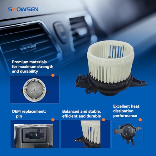 Image of SHOWSEN 700351 HVAC AC Heater Blower Motor with Fan for 2023 Dodge Hornet