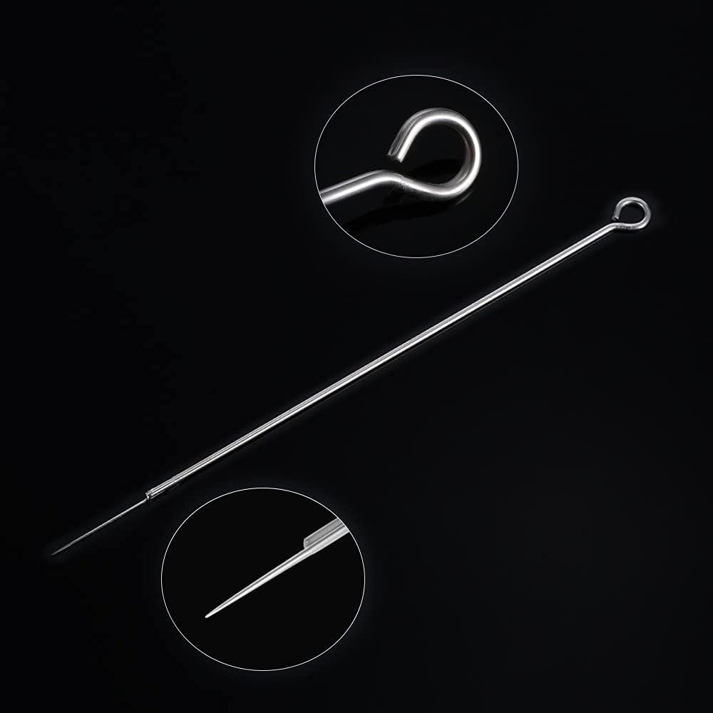 50PCS Tattoo Needles Set 1RL 3RL 5RL 7RL 9RL Stainless Steel Round