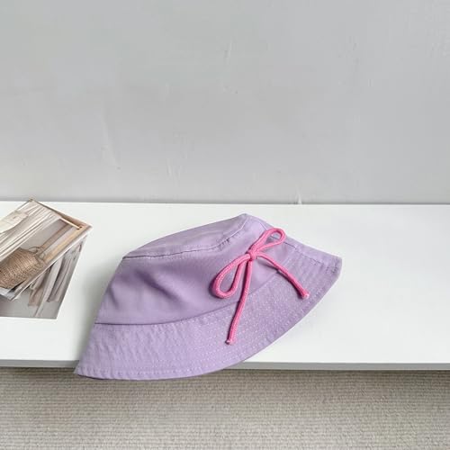 Bucket hat,Kids Colorful Bow Bucket Hat 3D Bow Fisherman for Spring Breathable for Children Casual Sport4