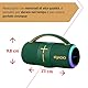 IRRADIO IR-H68, Bluetooth-Lautsprecher, Farbiger und leistungsstarker kabelloser Lautsprecher, Hi-Fi-Sound, RGB-LED-Lichter, wasserdicht IPX6, 50 W Leistung, True Wireless Stereo, ideal für den Innen