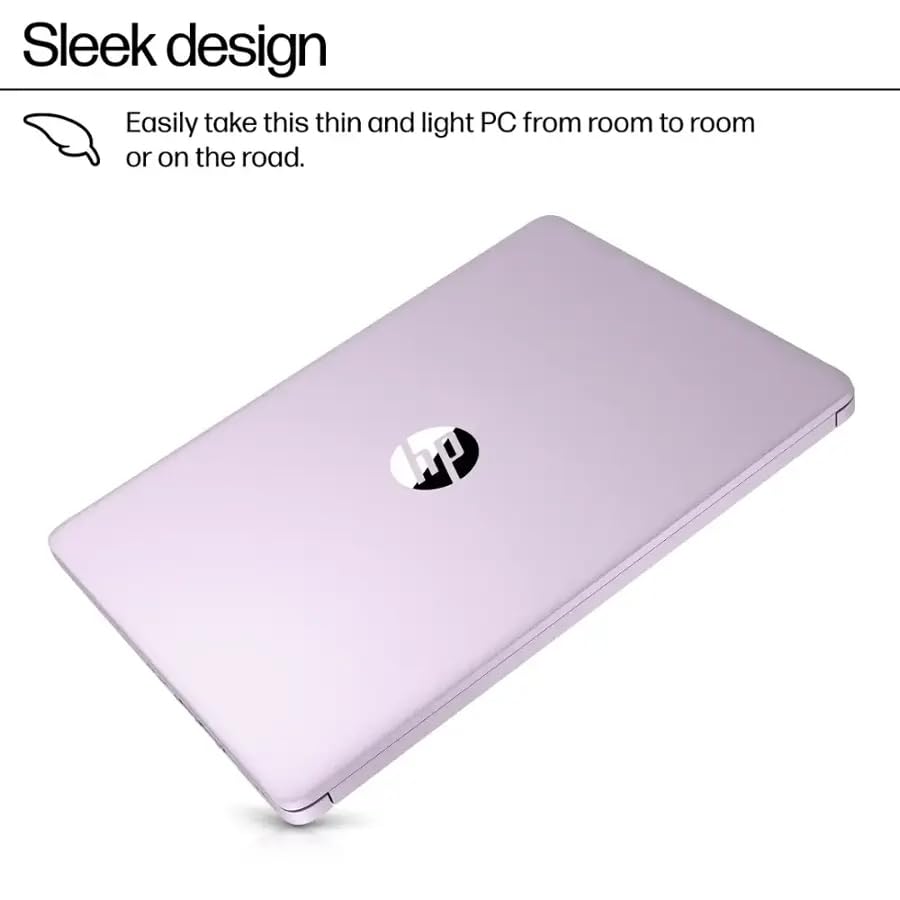 Image of HP 14 Laptop for Business and Students • 14 inch Anti-Glare Display • Intel 4-Core N150 Processor • Copilot AI • Windows 11 Pro • 16GB RAM • 128GB UFS • Wi-Fi 6 • Honey Lavender