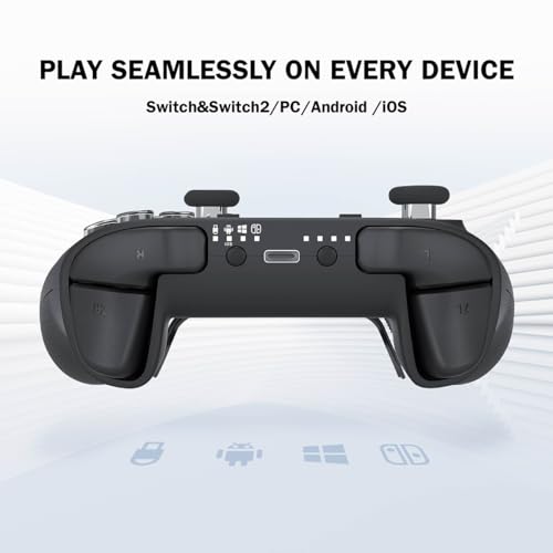 Image of GuliKit KK3 MAX Game Controller-Hall Effect Joysticks,Analog & Digital Triggers, 1000HZ Polling Rate,Maglev /HD /Rotory Vibration,Compatible with Switch /PC /Android /iOS, Switch 2 Wake Up