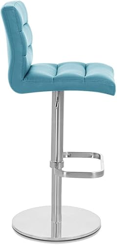 Miniatura 30 de Zuri Furniture Lush - Taburete giratorio sin brazos de altura ajustable magenta con base de acero cepillado Magenta,Rojo -,Blanco,Marrón,Verde