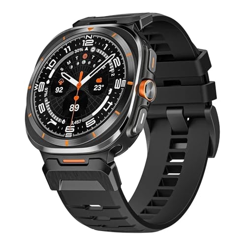 [JUNENTER] ���o�[�o���h Samsung Galaxy Watch Ultra 47mm�R���A�u���X���b�gULTRA 47MM���^���N�C�b�N�t�B�b�g�����Y�X�g���b�v���v�o���h(�V���o�[�u���b�N1)