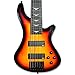 Fretless 6 String Electric Bass Bolt_On Maple Neck,Poplar Body Sunburst