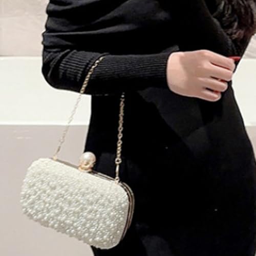 Sac à main en perles blanches pour ne plus encombrer vos fêtes - 4