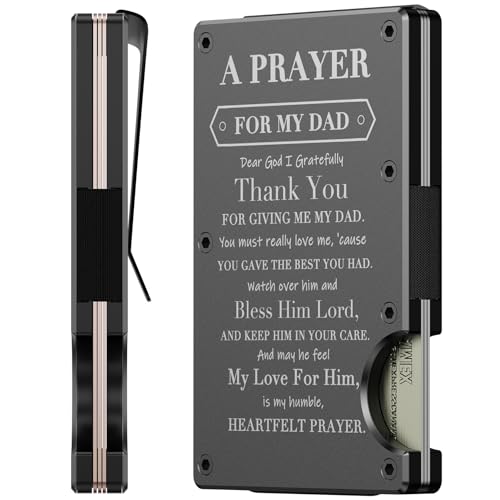 Father's Day Gift for Dad: Wallet for Men with Money Clip, RFID Wallet for Men Slim Minimalist, Mens Wallet, Credit Card Holder Tactical Wallet