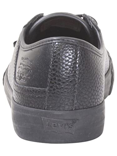 Levi's Women's Stan-Buck-Tumbled-UL Sneakers Low Top Black Mono Chrome Sz. 74