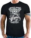 mietwagen usa dodge ram Bedrucktes T-Shirt mit original GASOLINE BANDIT Design - Schwere Qualität