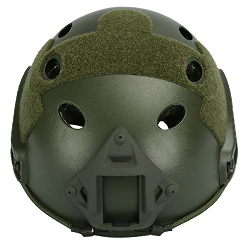 Loogu Airsoft Helmet, Fast Pj Type Bump Tactical Protective Gear For Outdoor Activities With 12-In-1 Face Mask #TOP4