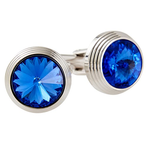 [オジエ] ozieスワロフスキー社製クリスタルストーン使用 カフリンクス/カフスボタン クリスタル