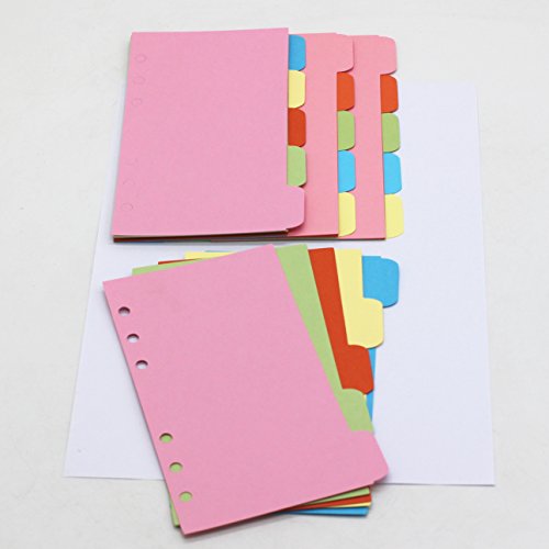 Intercalaires A6 6 trous inscriptibles pour ne plus perdre vos notes importantes
