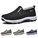KVOTUU Orthopedic Walking Shoes for Men Lightweight Breathable Anti-Slip Outdoor Hiking Shoes Comfort Slip On Hiking Shoe Mesh Fashion Workout Sports Sneakers Blue