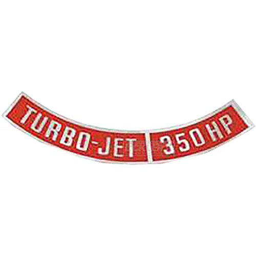 Eckler's 85-341808 Nova Air Cleaner Decal, Turbo Jet 350 HP -