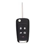 Keyless2Go Replacement for 5 Button PEPS Flip Key Chevrolet Volt OHT05918179 22923862