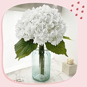 Yatim21inwhiteartificialhydrangeaflowers5pcsfakehydrangeasilkflowersforweddingcenterpiecesbouquetsdiyfloraldecorhomedecorationwithstems Urban Country Home Decor Yatim 21in white artificial hydrangea flowers 5 pcs fake hydrangea silk flowers for wedding centerpieces bouquets diy floral decor home decoration with stems urban country home decor