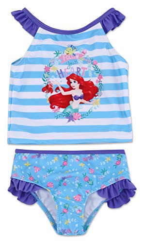 Dreamwave Toddler Girl Authentic Character Two Piece Swimsuit UPF 50