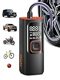 Skight Tire Inflator Portable Air Compressor - Powerful 160PSI & 2X Faster, Accurate Pressure LCD...