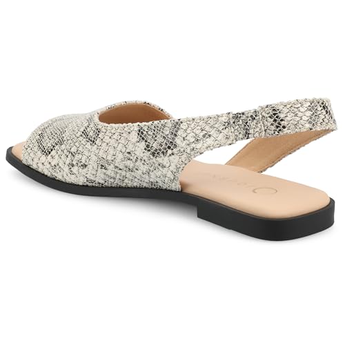 Image of Journee Collection Women's Brinsley Slingback Flat Sandals