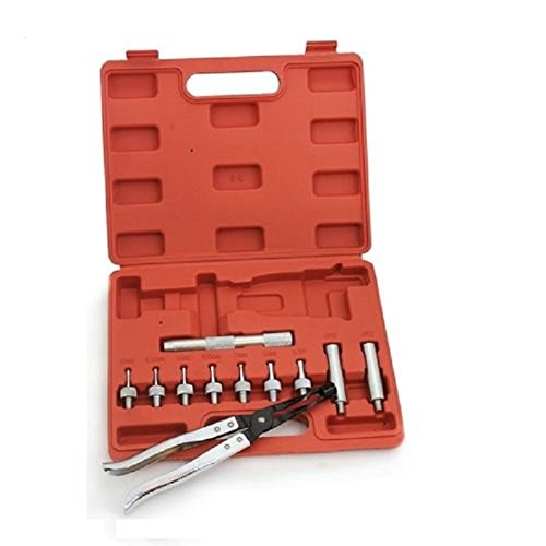 11pc Valve Stem Seal Remover Installer Tool Kit Set Case Removal Pliers Adapters with Case