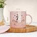 Imagen de WXYTXHYQ Regalos 70 Años Taza de Cerámica Jaspeada Rosa