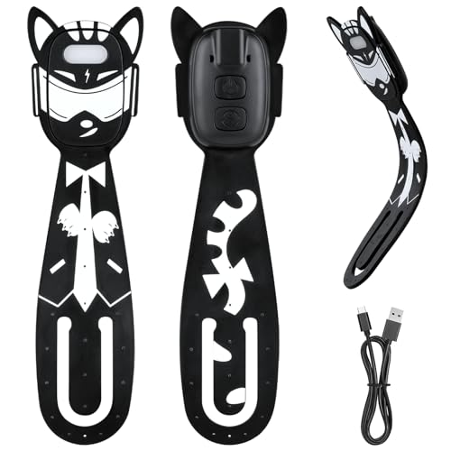 OSDUE Lampe de Lecture Livre, Mine Mini Lampe et Marque-Page LED 2 en 1 Lampes de Lecture pour les Amateurs de Livres Torche Adultes et Enfants Cadeau Lecteurs, 3 Modes et 5 Niveaux de Luminosité