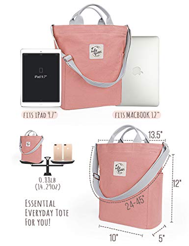 Image of Lily queen Women Canvas Tote Handbags Casual Shoulder Work Bag Crossbody