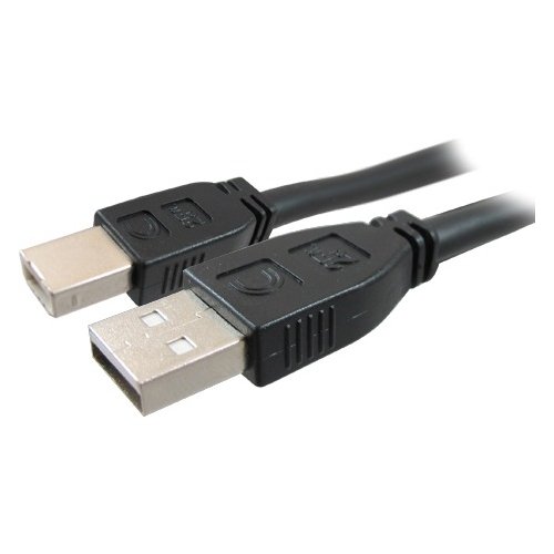 Comprehensive Cable USB2-AB-25PROAP 25FT PLENUM USB ACTIVE A TO B M/M PRO AV/IT SERIES LIFETIME WARR