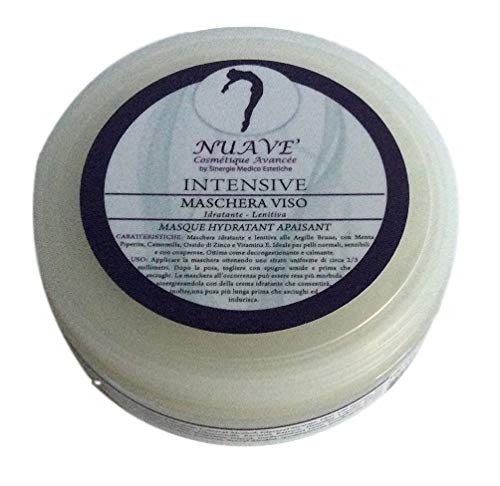 Maschera idratante e lenitiva alle argille brune