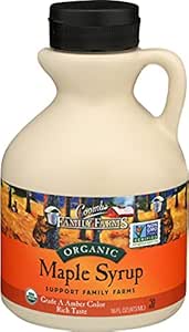 Coombs Family Farms Organic Maple Syrup, Grade A Amber Color, Rich Taste, 16 Fl Oz