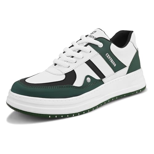 Image of Centrino Low-Top Sneakers for Men | Casual Shoes for Man Stylish | Lightweight Lace-Up Canvas Walking Shoes | Cushioned Insole | Breathable Comfortable Anti-Skid Sole | Trendy Mens Sneaker Shoes Daily (9536)