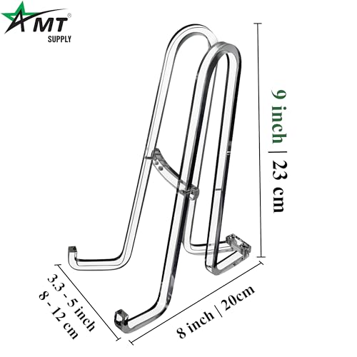 AMT 9 Inch Acrylic Plate Display Stand - Holder Frame, Picture, Decorative Plate, Book, Photo Easel by AMT - Image 8