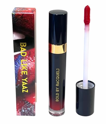 Bold by RacquelJ Hot Red Liquid Lipstick – LiquiFabulous Matte, Long-Lasting & Transfer-Proof, High-Impact Color | Peppa Steppa