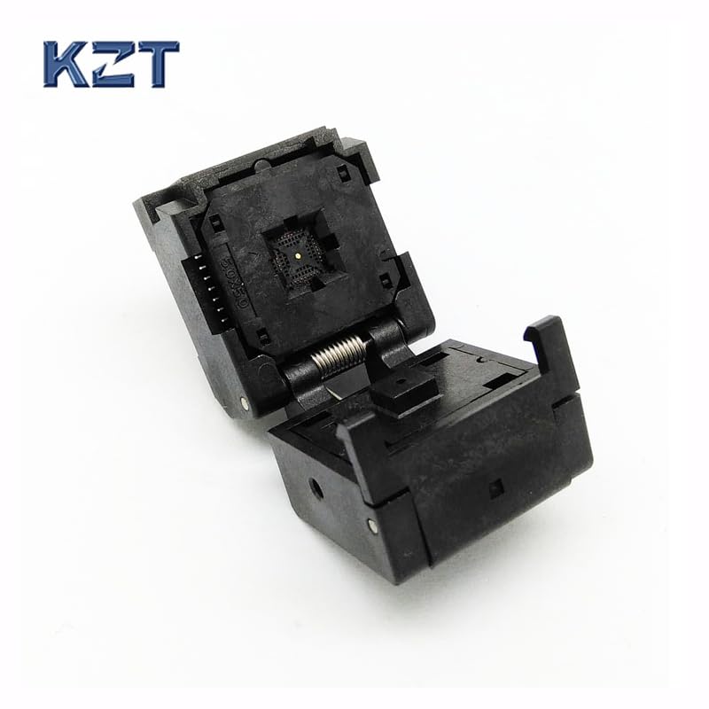 Wiring Connecting Terminals - QFN32 MLF32 Programming Socket IC Test Socket Burn in Socket Clamshell Chip Size 5 * 5 Pin Pitch 0.4 mm Flash Connector