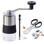 ROLMZJX Broyeur De Comprimés,Broyeur Médicaments Et Ciseaux Diviseurs De Pilules,Pilulier Broyeur Manuel, Pour Broyer Plusieurs Pilules, Pour Domestique Personnes Âgées Et Enfant