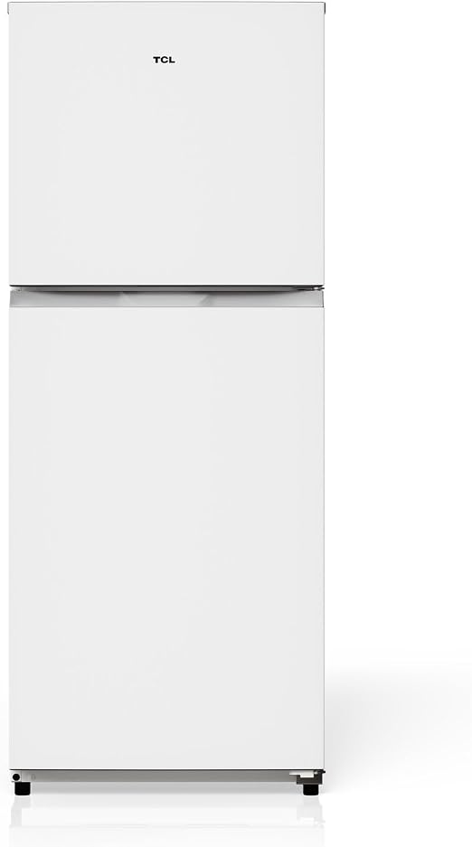 TCL 10.1 Cu Ft Double Door Refrigerator with Freezer in