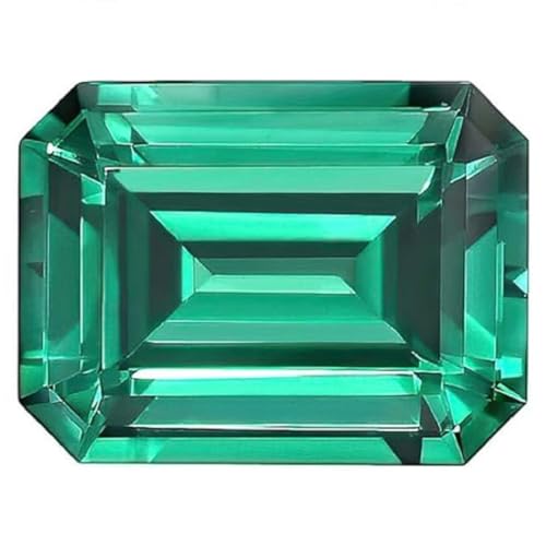 Émeraude zambienne verte de 4,00 carats pierre Panna naturelle authentique modèle AMZ16242