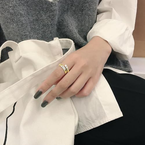 HUASAI Just Breathe Rings for Women Adjustable Heart Promise Ring Inspirational Healing Jewelry Gifts4