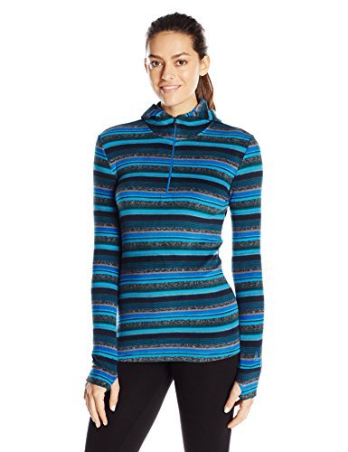 Cuddl Duds Women's Fleecewear with Stretch Half-Zip Hoodie