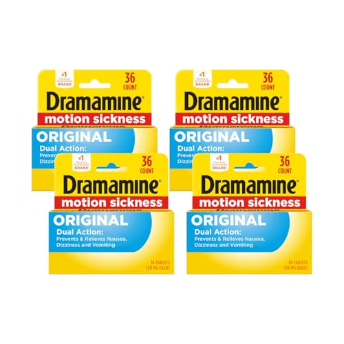 Dramamine Original Formula Tablets 36 ea (Pack of 4)