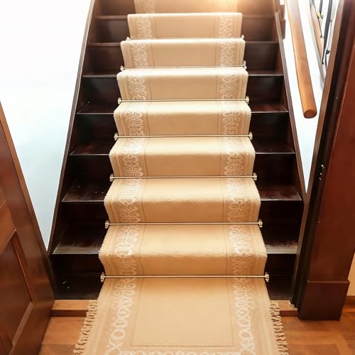 Varillas de latón para escaleras y soportes ajustables de alfombras duraderos 3