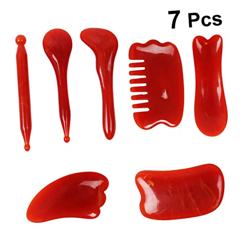 Beavorty 1 conjunto de 7 peças de ferramentas de arranhão, ferramentas de escultura corporal, pedra