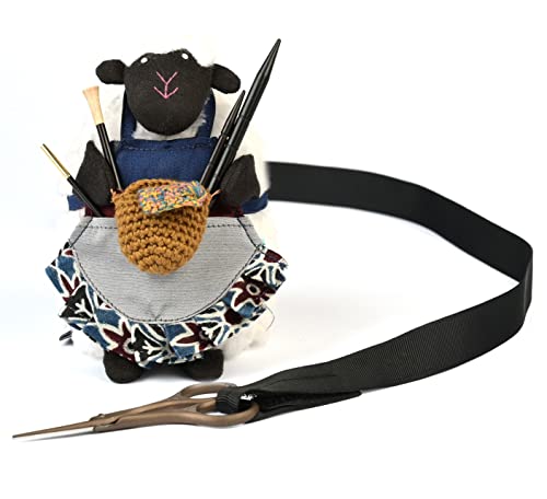 Lantern Moon - Lantern Moon Baabs Sheep-Shaped Handcrafted Accessories Holder - 1 Piece, 7.5 x 12.5 x 6.5cm