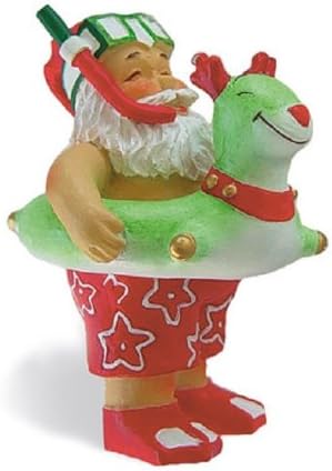 Island Heritage Beach Bound Santa Ornament