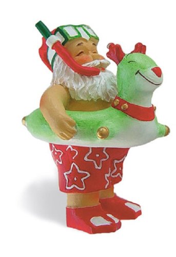 Island Heritage Beach Bound Santa Ornament #TOP3