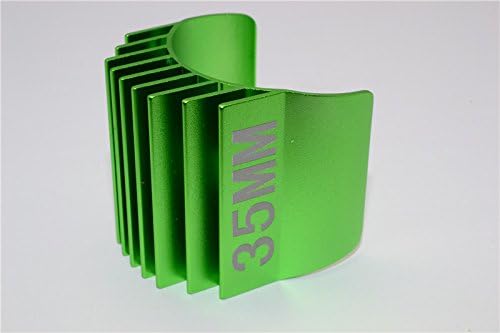 Aluminium Motor Heat Sink Mount 35mm For 1/10 05, 540, 360 Motor - 1Pc Green