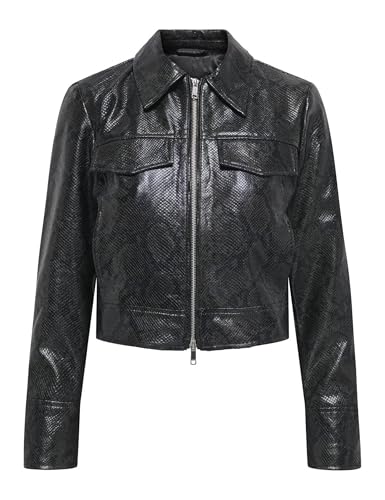 Chaqueta ONLY Onlparis Snake para mujer, ideal para salir de noche con estilo