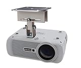 PCMD, LLC. Projector Ceiling Mount Compatible with Mlison ML100 with Lateral Shift Coupling (5-Inch Extension)