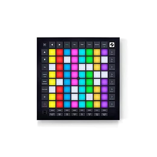 Novation Launchpad Pro [MK3] - Controlador y secuenciador MIDI de cuadrícula para Ableton Live, Logic Pro y hardware, con 64 pads RGB sensibles, reproducción dinámica de notas y modos Chord y Scale